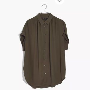 COPY - Madewell women’s central drapey shirt